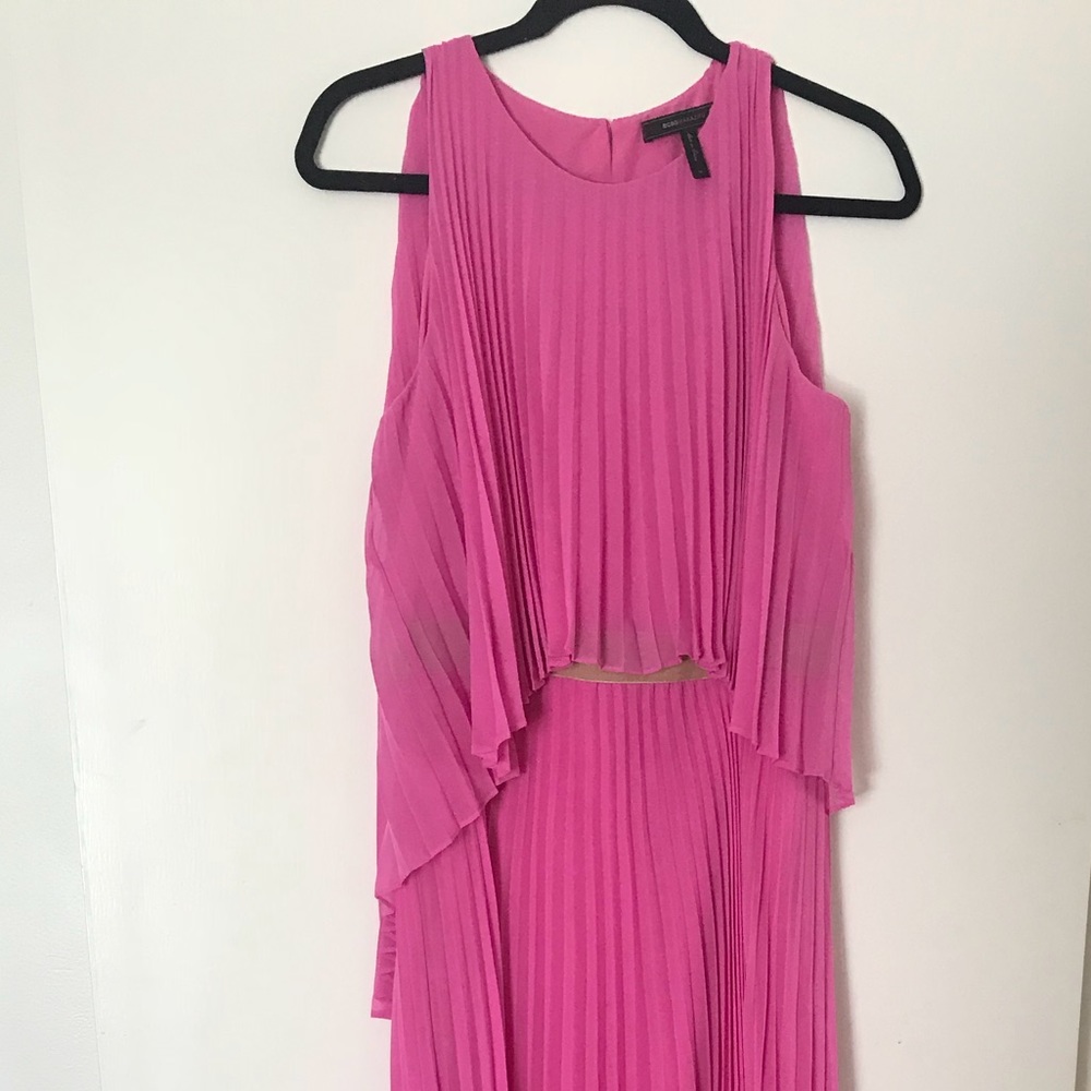 Worn once BCBG pink gown